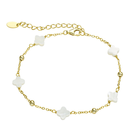 Pearl Clover Bracelet