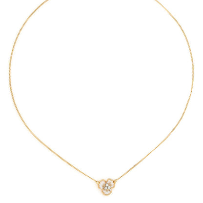 Lisette Necklace - Gold-Plated with Swarovski Crystals & Mother-of-Pearl